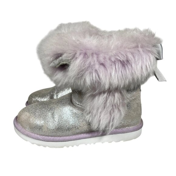 UGG Other - UGG Girls Maizey Classic The Fluff Squad Ears Fur Winter Boots Size US 4 1095710